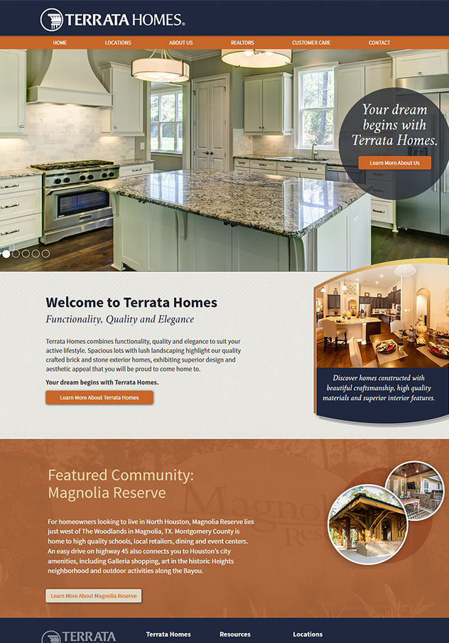 Terrata Homes Website