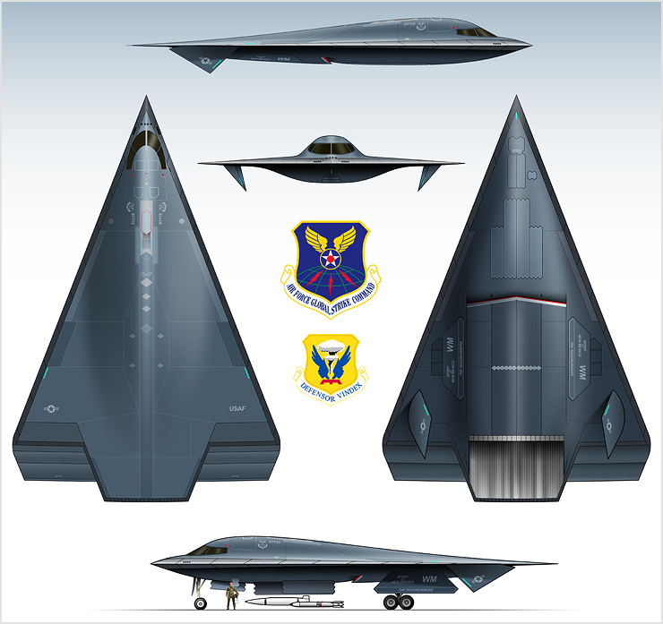 B-2 LAP Bomber Concept Illustration