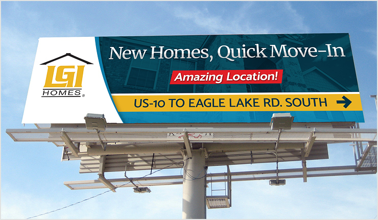 LGI Homes Billboard Design