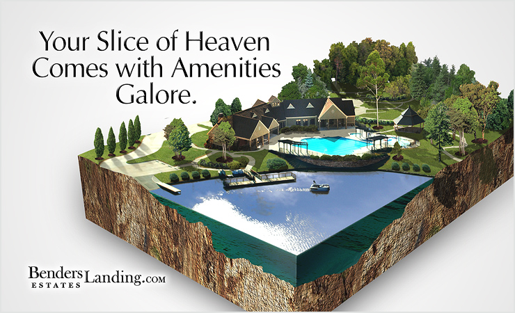 Benders Landing Estates mailer