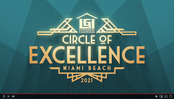 LGI Homes Circle of Excellence 2021