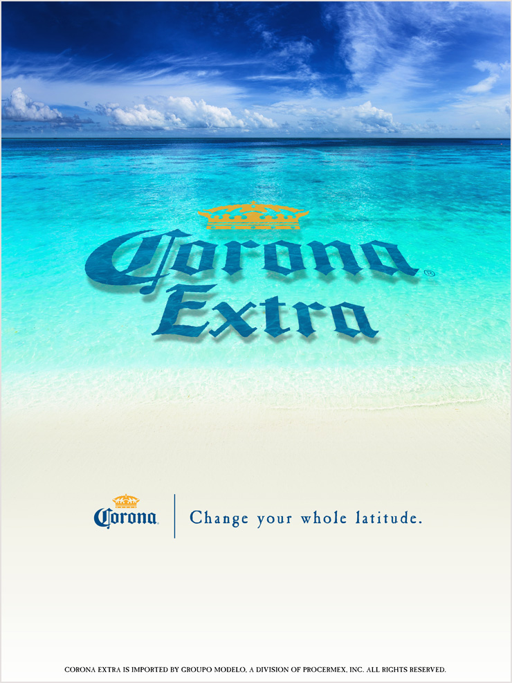 Corona Extra Illustration