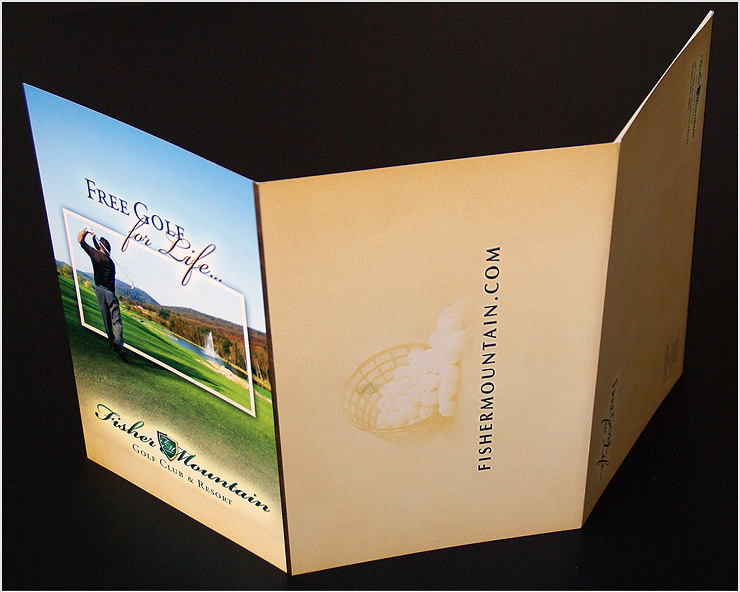 Fisher Mountain Tri-Fold Mailer Design