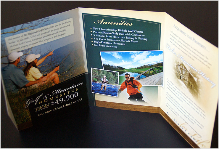 Fisher Mountain Tri-Fold Mailer Design