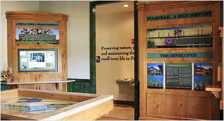 KHov Providence Place Welcome Center Display Designs