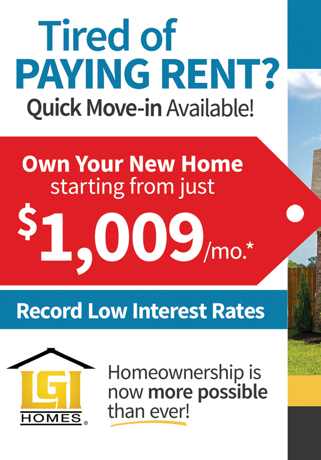 LGI Homes Mailer Design