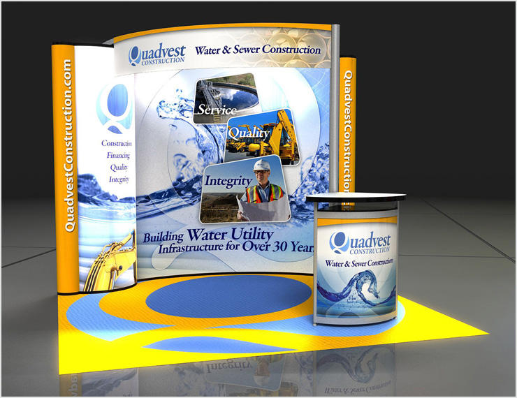 Quadvest Tradeshow Display Design