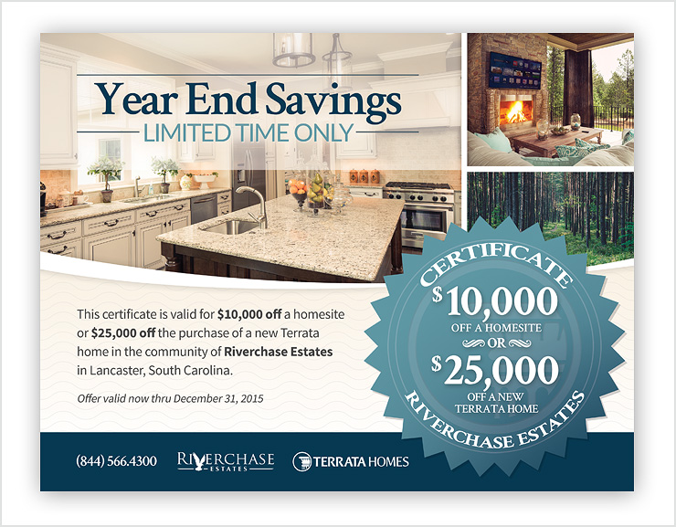 Riverchase Estates Ad Designs