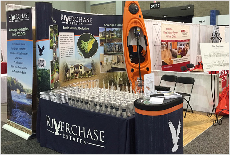 Riverchase Estates Tradeshow Display Design