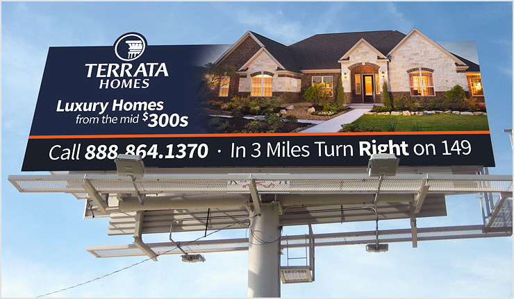 Terrata Homes Billboard Design
