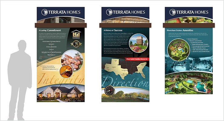 Terrata Homes Sales Office Displays