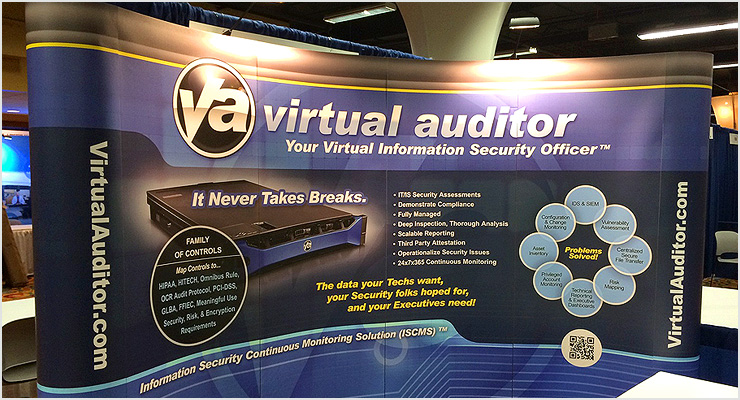 Virtual Auditor Tradeshow Display