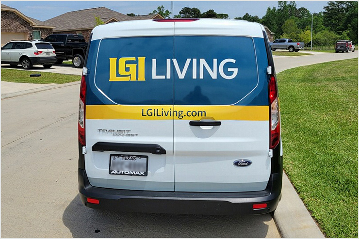 LGI Living Maintenance Van Wrap Design