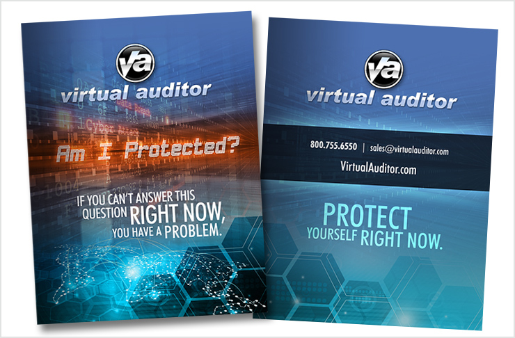 Virtual Auditor Brochure Design