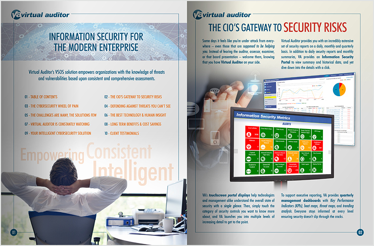 Virtual Auditor Brochure Design