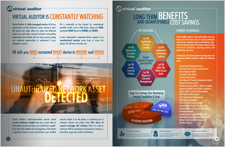 Virtual Auditor Brochure Design