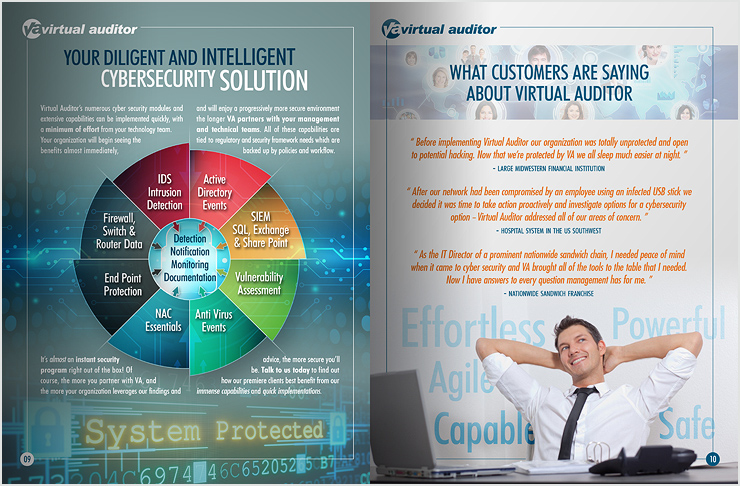 Virtual Auditor Brochure Design