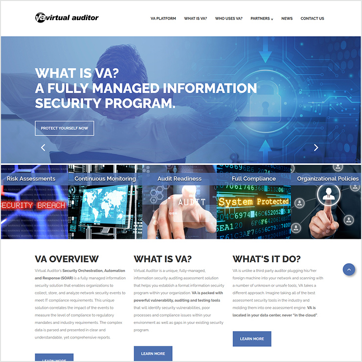 Virtual Auditor Website Design