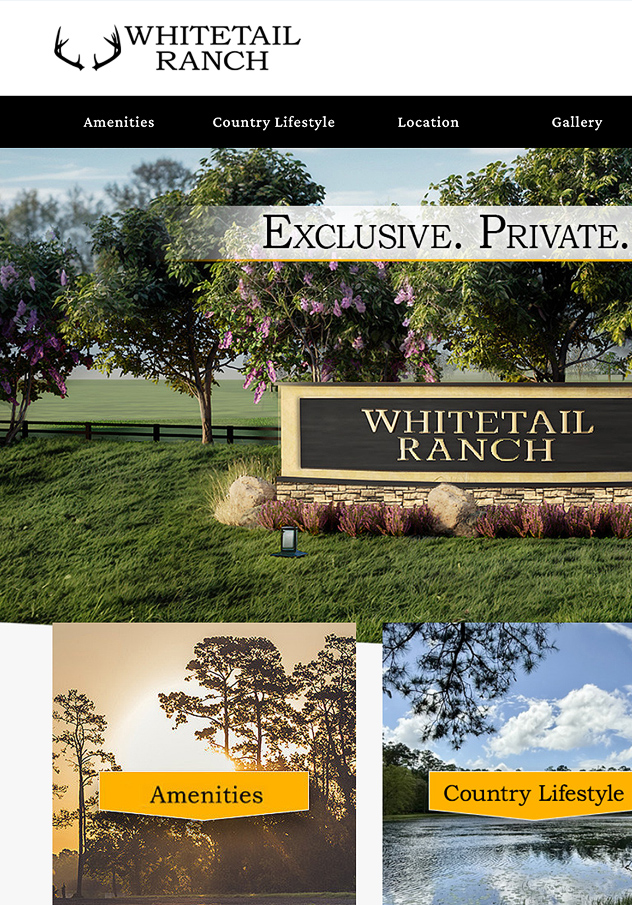 Whitetail Ranch Website